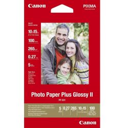 Хартия, Canon Plus Glossy II PP-201, 10x15 cm, 100 sheets