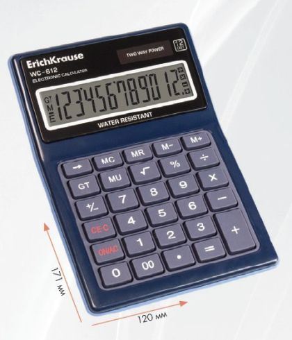 Настолен калкулатор Erich Krause WC 612 
