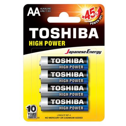 Алкални батерии Toshiba High Power 1.5V