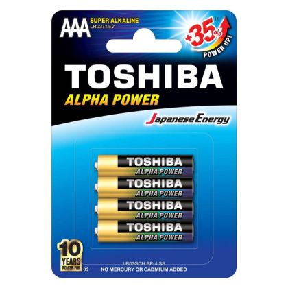 Алкални батерии Toshiba Alpha Power 1.5V