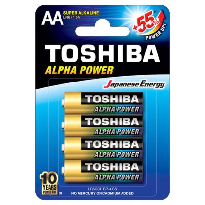 Алкални батерии Toshiba Alpha Power 1.5V