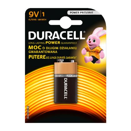 Алкална батерия Duracell Basic 9V