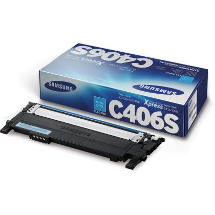 Консуматив, Samsung CLT-C406S Cyan Toner Cartridge