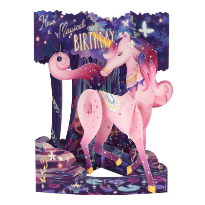 Картичка Magical Birthday - Unicorn, Swing Cards