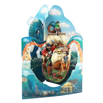 Картичка Pirate Ship 2, Swing Cards