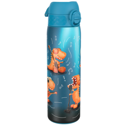 Бутилка за вода Ion8 Print,метална, 600ml