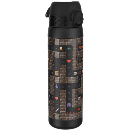 Бутилка за вода Ion8 Print,метална, 600ml