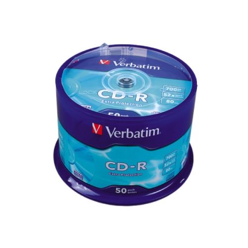 CD-R Verbatim 52x 700 MB шпиндел