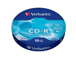 CD-R Verbatim 52x 700 MB шпиндел