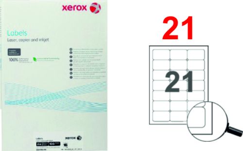 Етикети Xerox А4, 100 листа