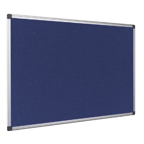 Корково табло с алуминиева рамка със синьо покритие