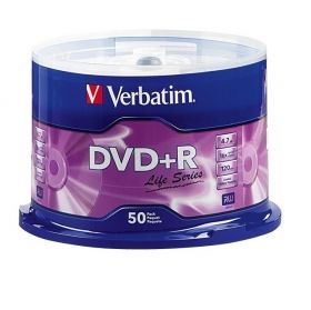DVD+R Verbatim 16x 4.7 GB шпиндел Printable