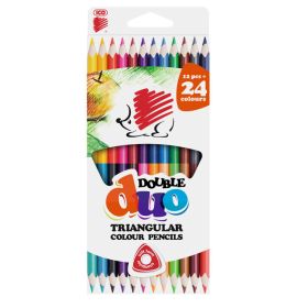 Двустранни цветни моливи ICO Таралеж