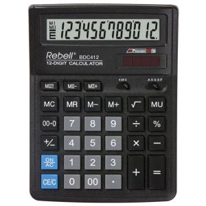 Настолен калкулатор Rebell BDC 412+