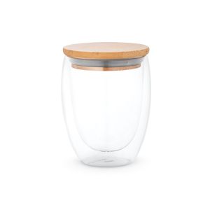 Двустенна чаша с бамбуков капак