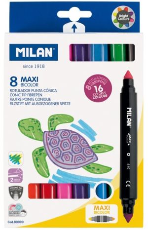 Двувърхи маркери Milan MAXI Bicolor 640 
