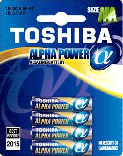 Алкални батерии Toshiba