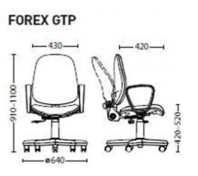 Стол работен Forex GTP 