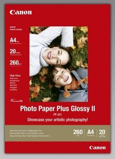 Фотохартия, Canon Plus Glossy II PP-201, A4