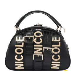 Чанта Nicole Lee, 32.5x23x16 cm, черна