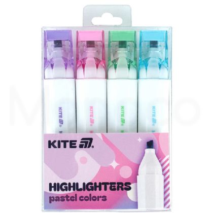 Комплект текстмаркери Kite Creative Pastel