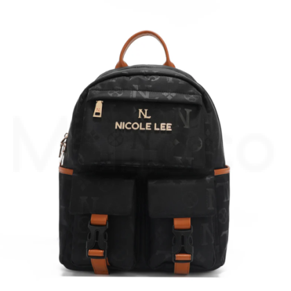 Раница Nicole Lee, 27x35x14.5 cm, черна