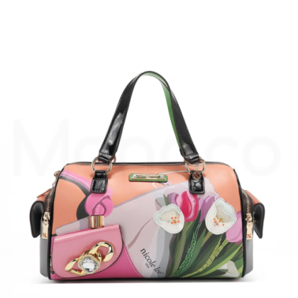 Чанта Nicole Lee, 31x22.5x13.5 cm, Violet Blossom