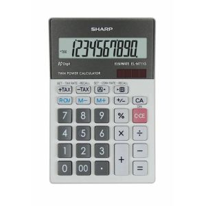 Калкулатор настолен Sharp 10 DIG – EL-M711G-GY EURO