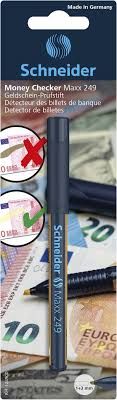 Маркер за проверка на фалшиви банкноти Schneider Maxx 249, 3 мм