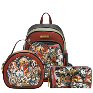 Комплект 2 чанти и портфейл Nicole Lee, Best smile